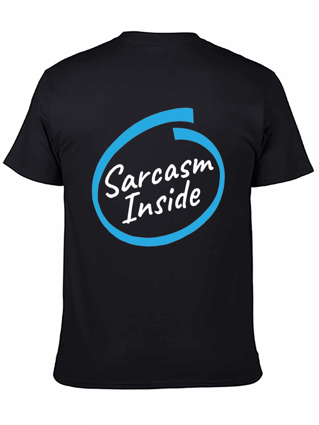 Sarcasm Inside Black T-Shirt - Funny Graphic Tee