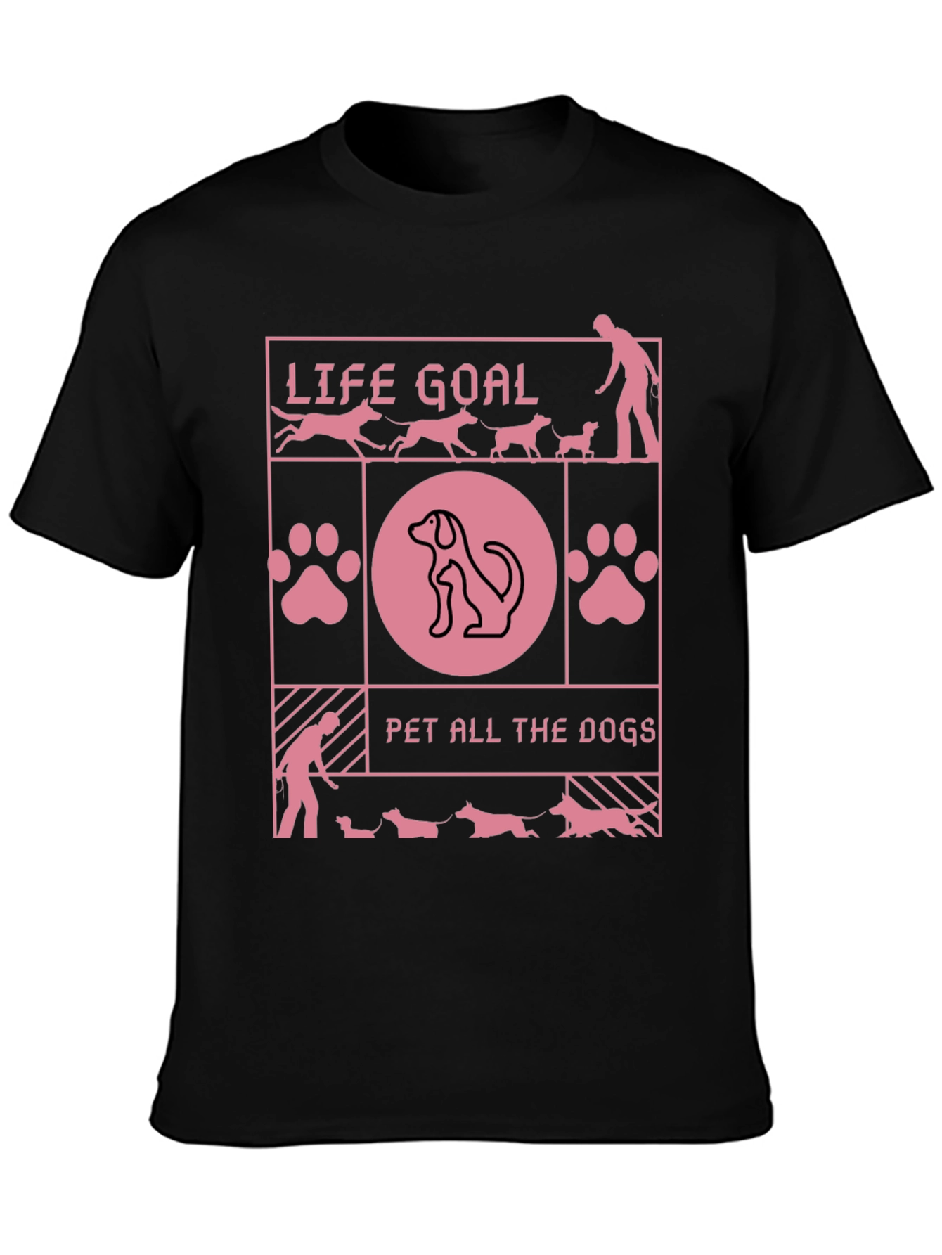 Life Goal: Pet All The Dogs T-Shirt