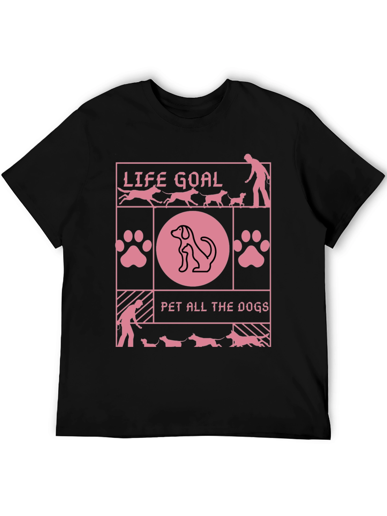 Life Goal: Pet All The Dogs T-Shirt