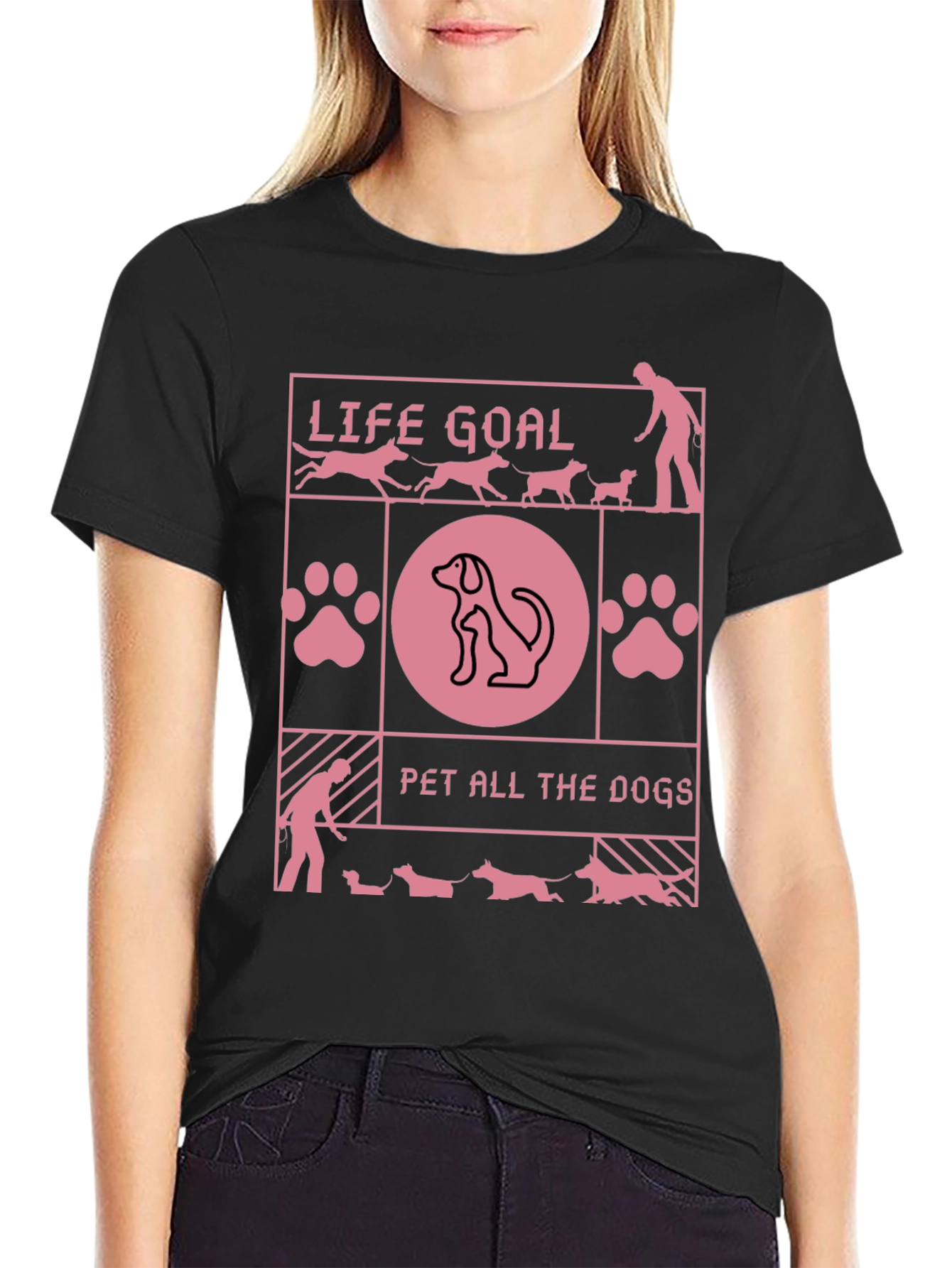 Life Goal: Pet All The Dogs T-Shirt