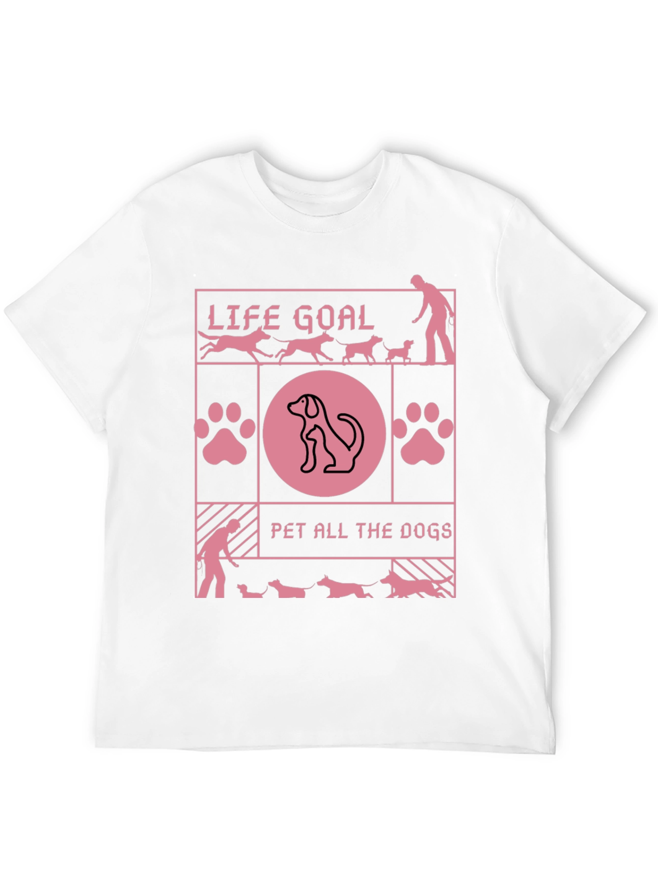 Life Goal: Pet All The Dogs T-Shirt