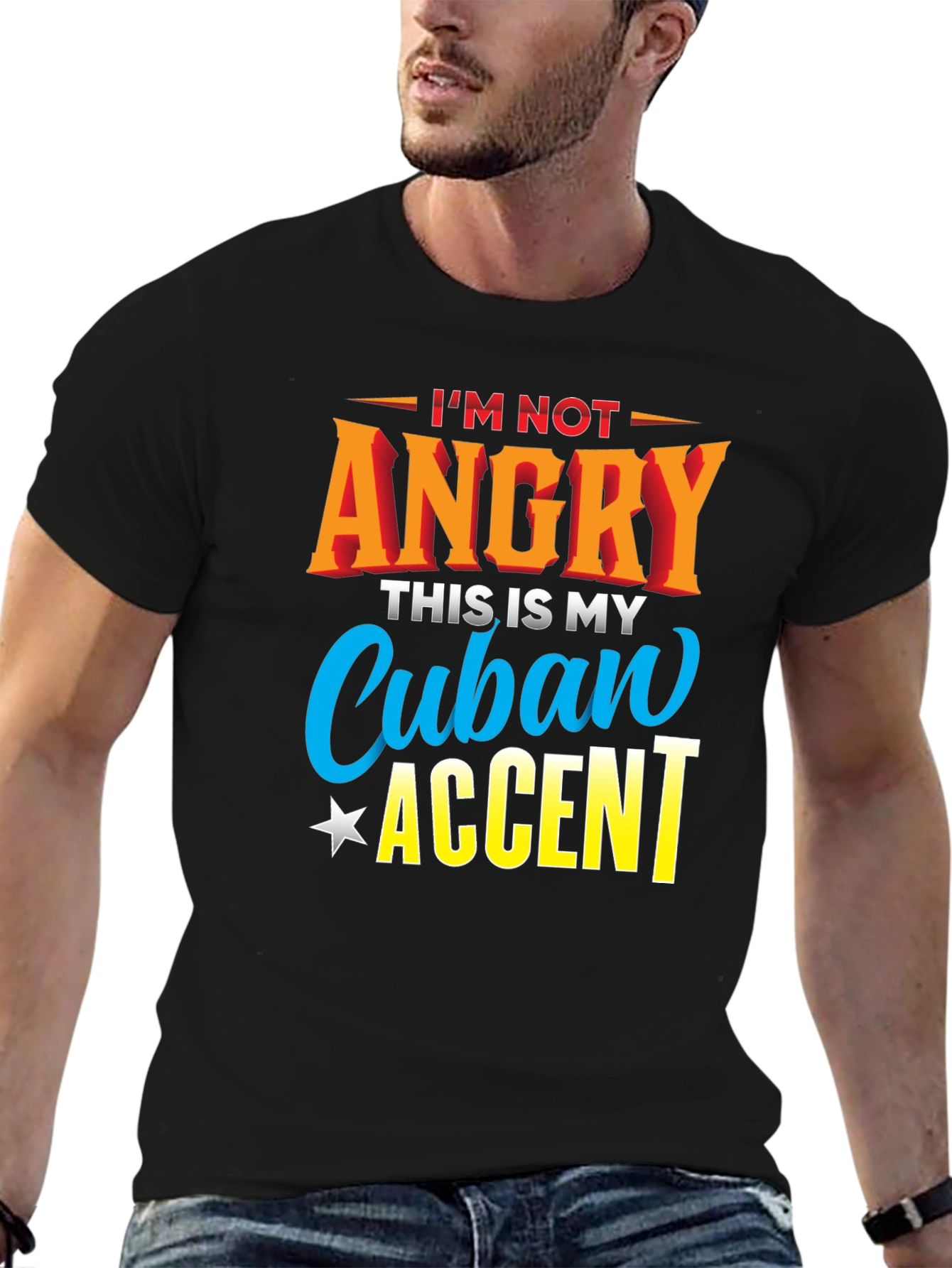 Cuban Accent T-Shirt - Humorous Graphic Tee