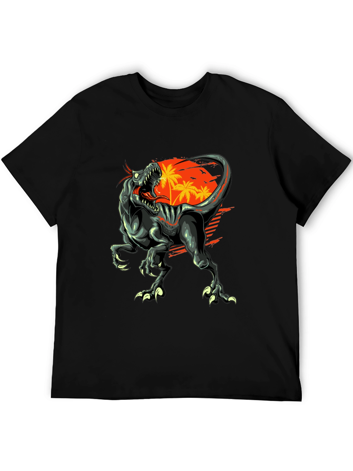 Dino Sunset Graphic Tee