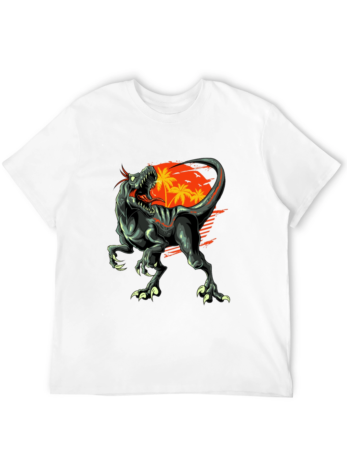 Dino Sunset Graphic Tee