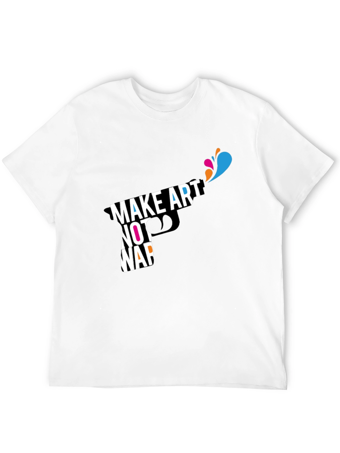 Make Art Not War Graphic T-Shirt