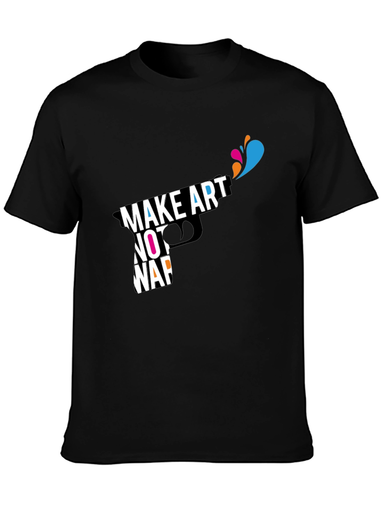 Make Art Not War Graphic T-Shirt