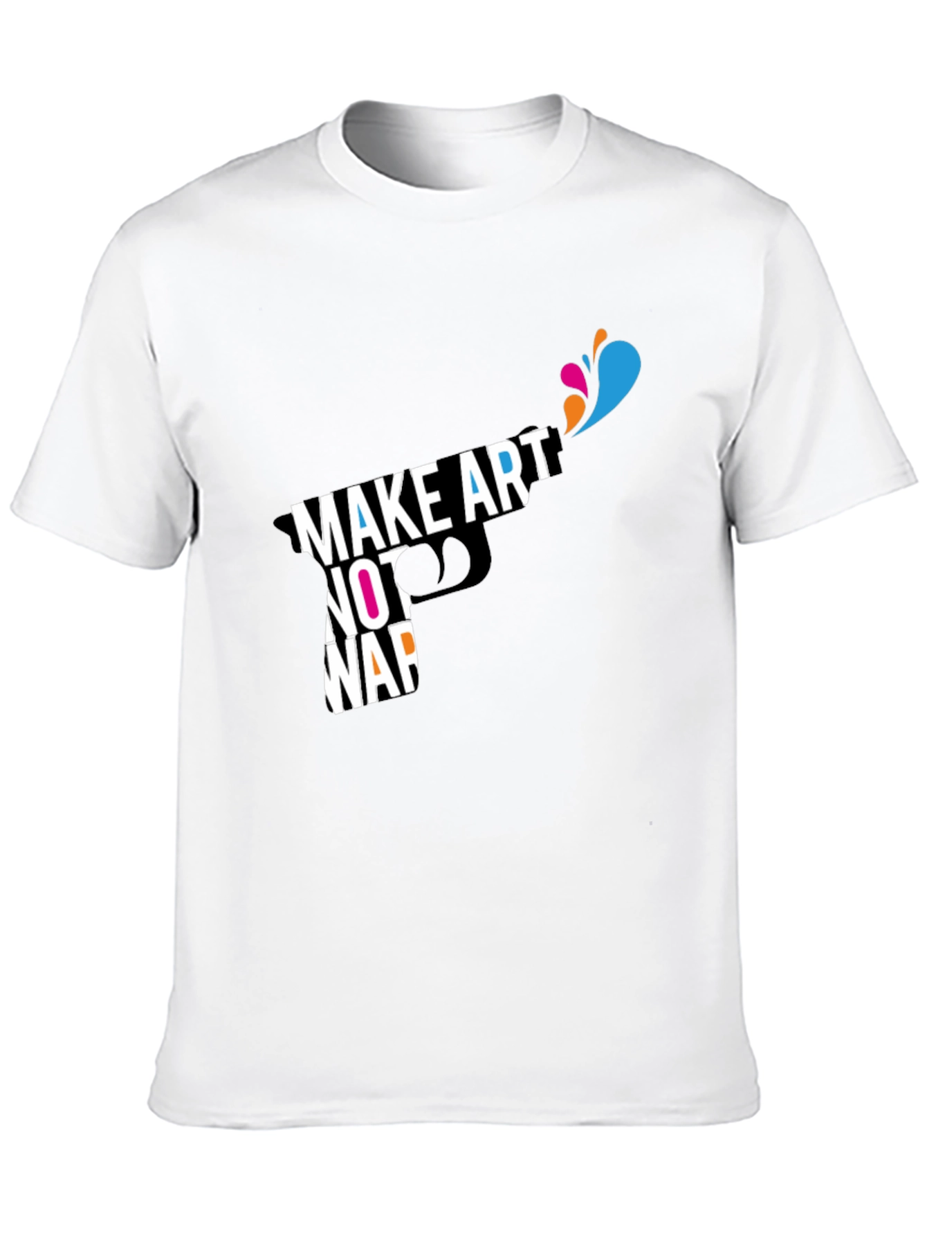Make Art Not War Graphic T-Shirt