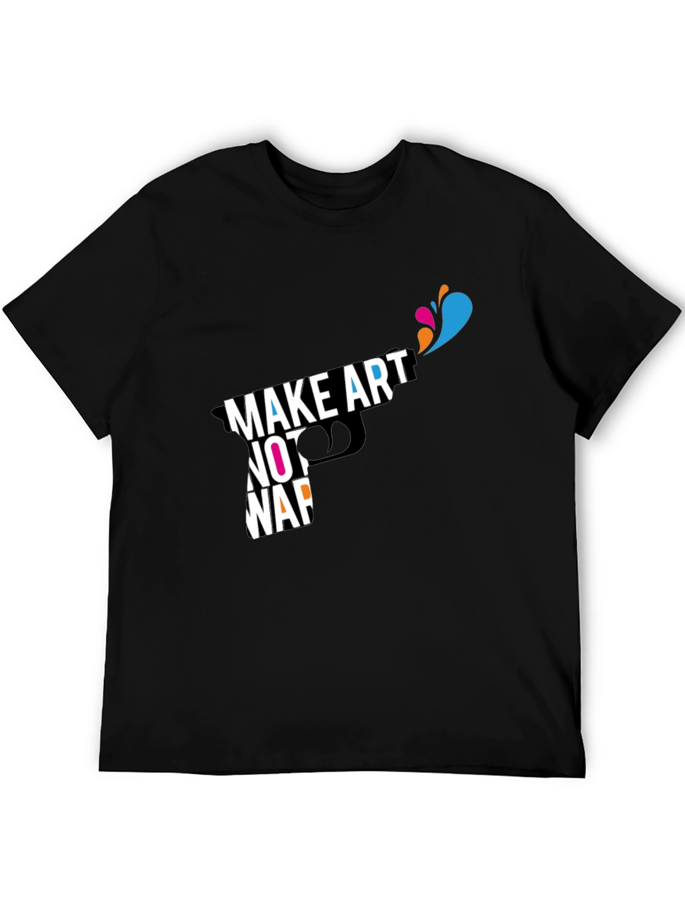 Make Art Not War Graphic T-Shirt