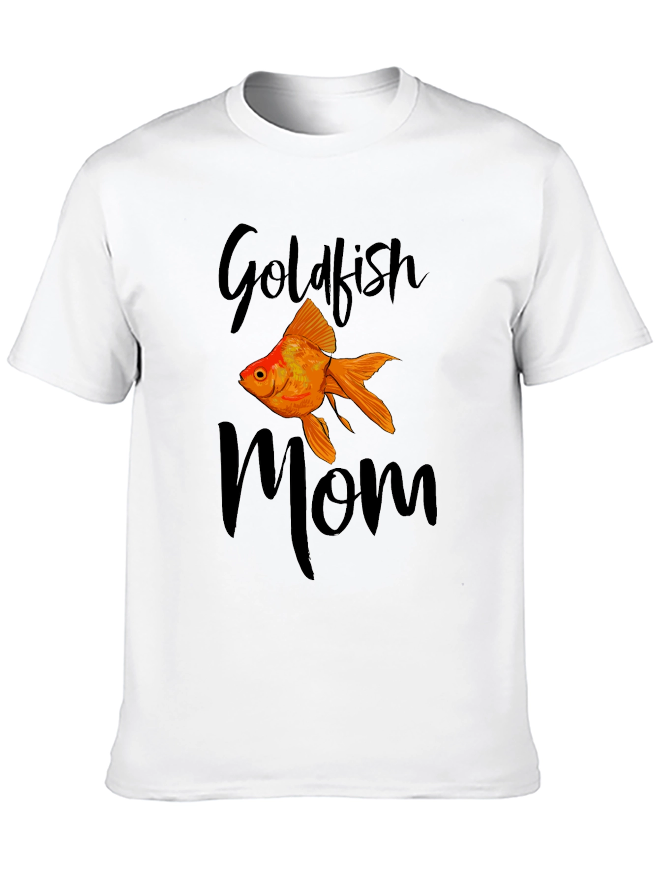 Goldfish Mom T-Shirt - Novelty Graphic Tee