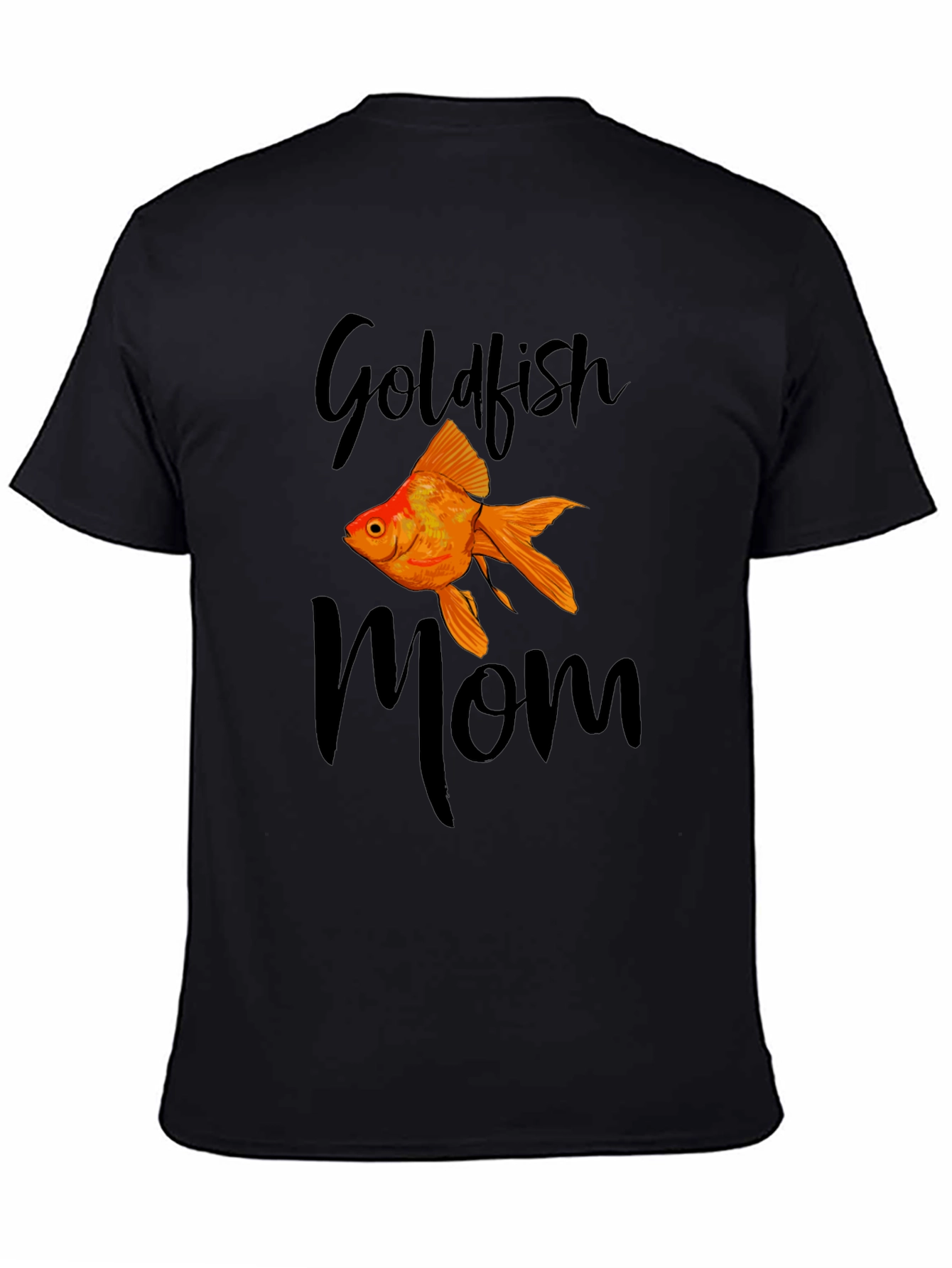 Goldfish Mom T-Shirt - Novelty Graphic Tee