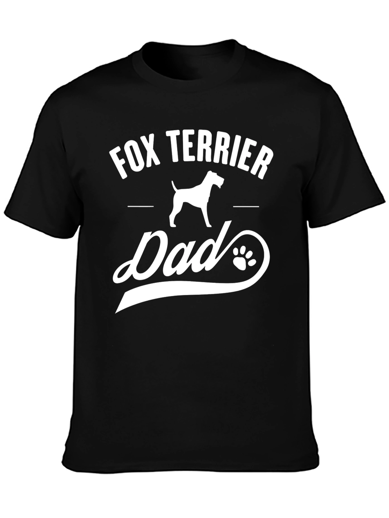 Fox Terrier Dad Graphic Tee - Dog Lover Gift