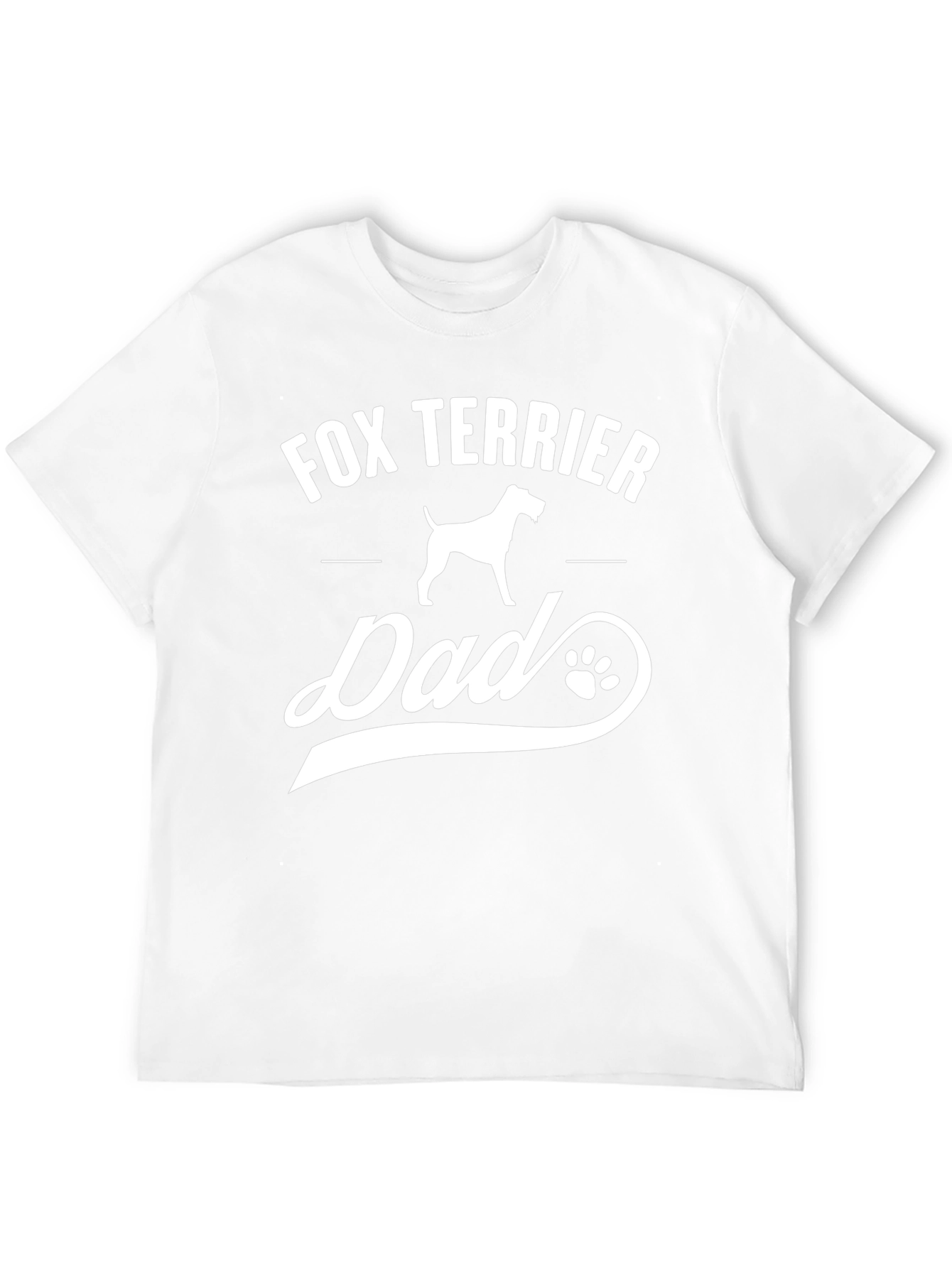 Fox Terrier Dad Graphic Tee - Dog Lover Gift