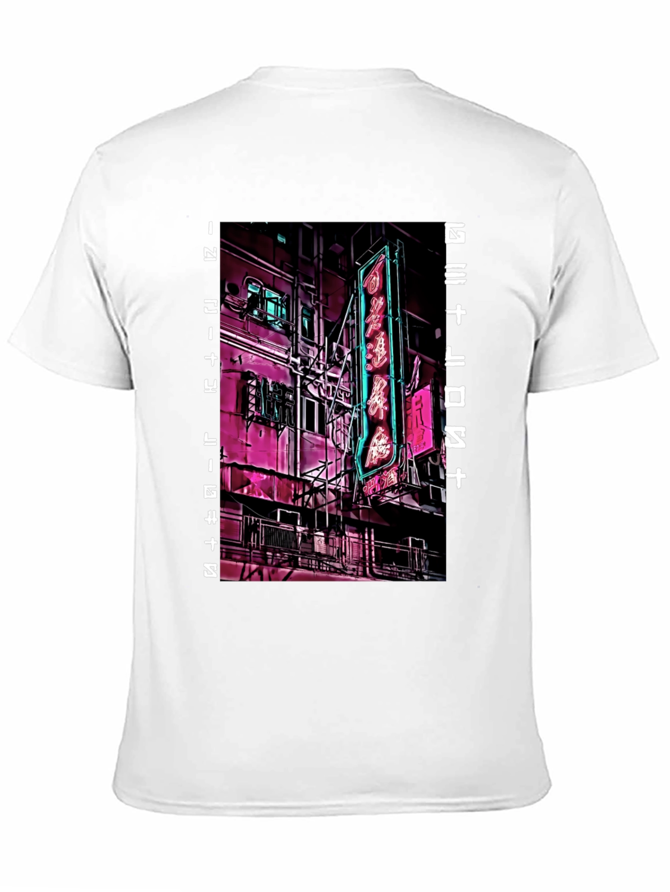 Cyberpunk Neon City T-Shirt