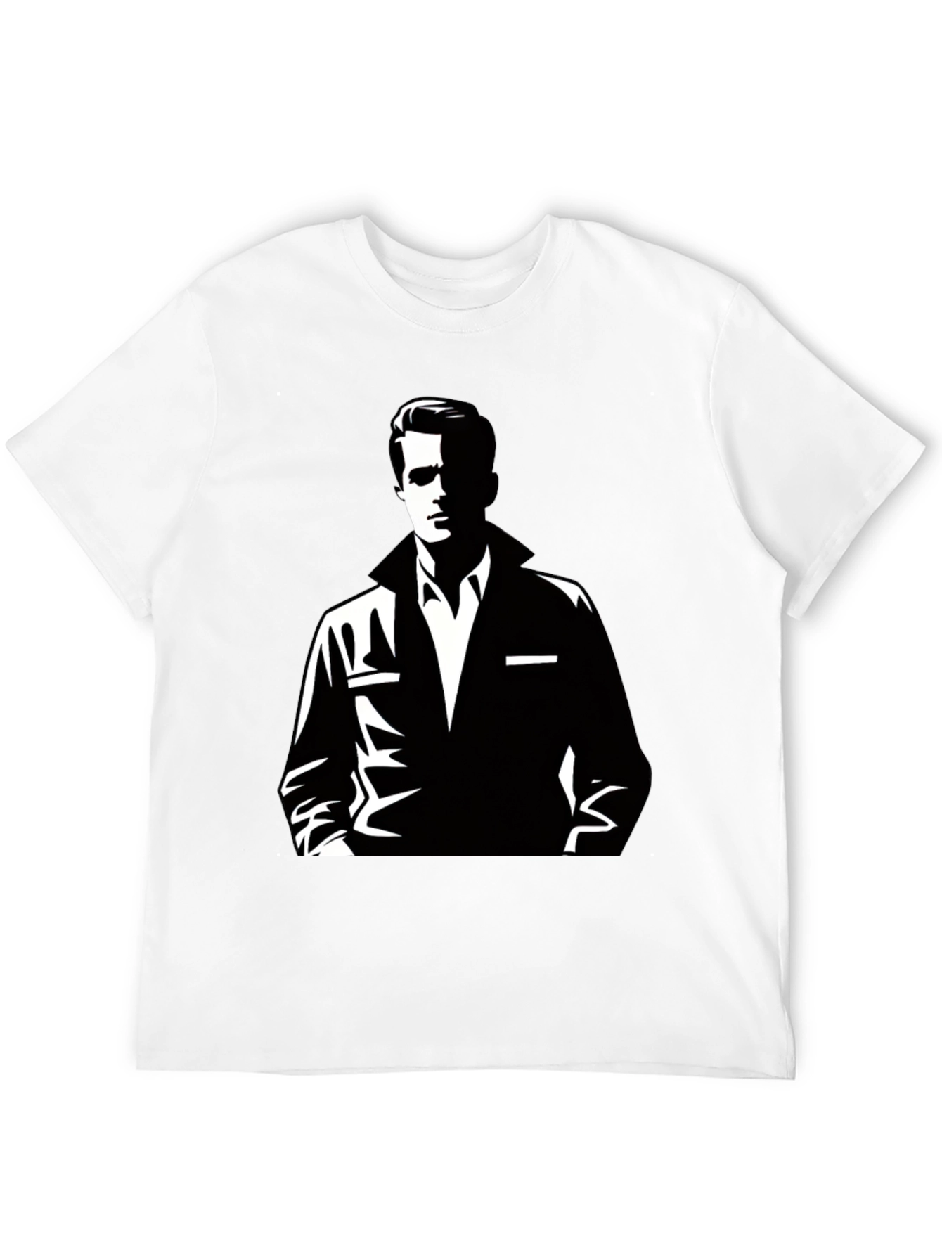 Retro Graphic Tee - Black