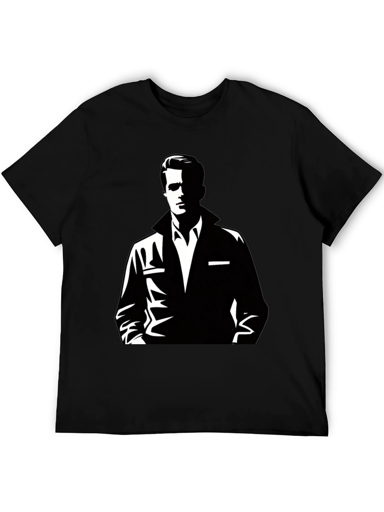 Retro Graphic Tee - Black
