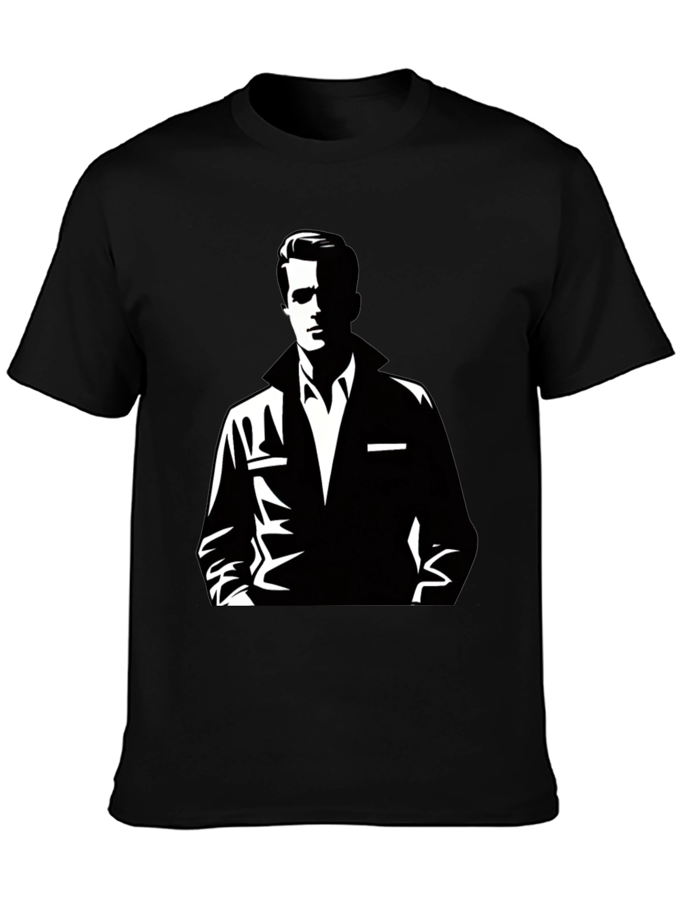 Retro Graphic Tee - Black