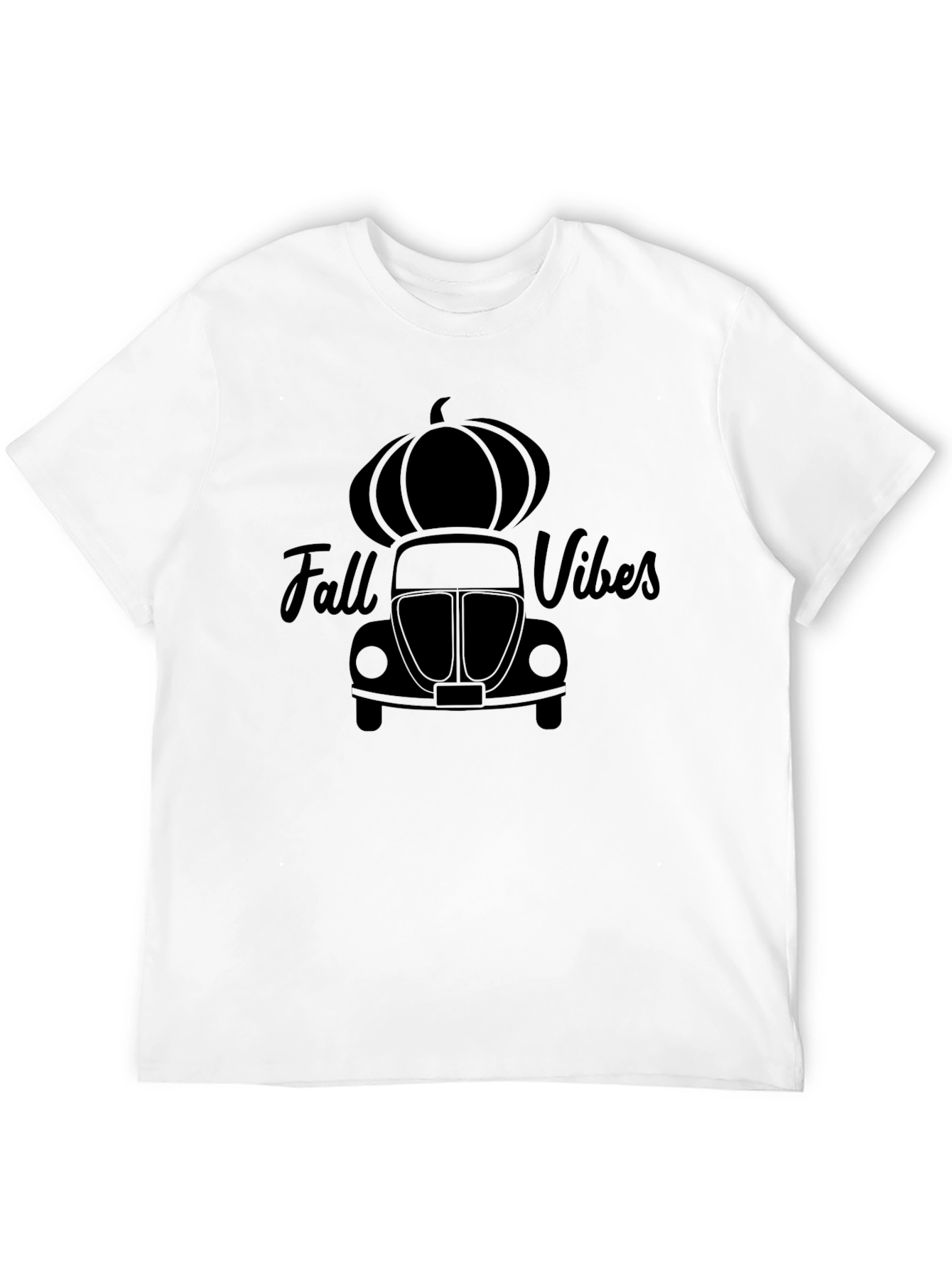 Fall Vibes Pumpkin Car T-Shirt