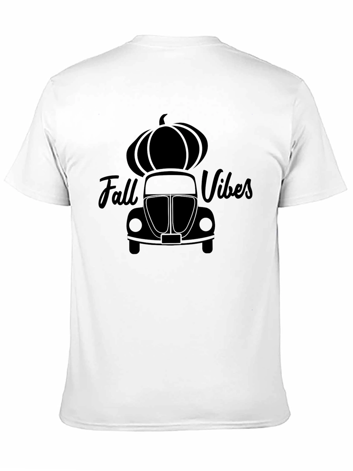 Fall Vibes Pumpkin Car T-Shirt