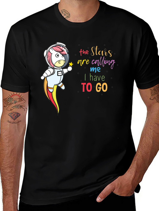 Stars Calling Space Unicorn T-Shirt