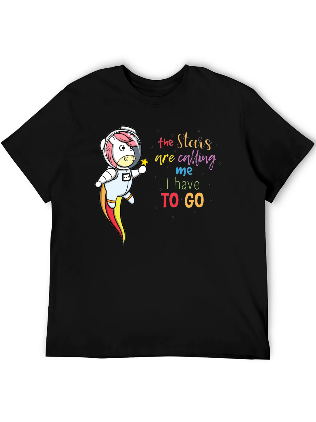 Stars Calling Space Unicorn T-Shirt