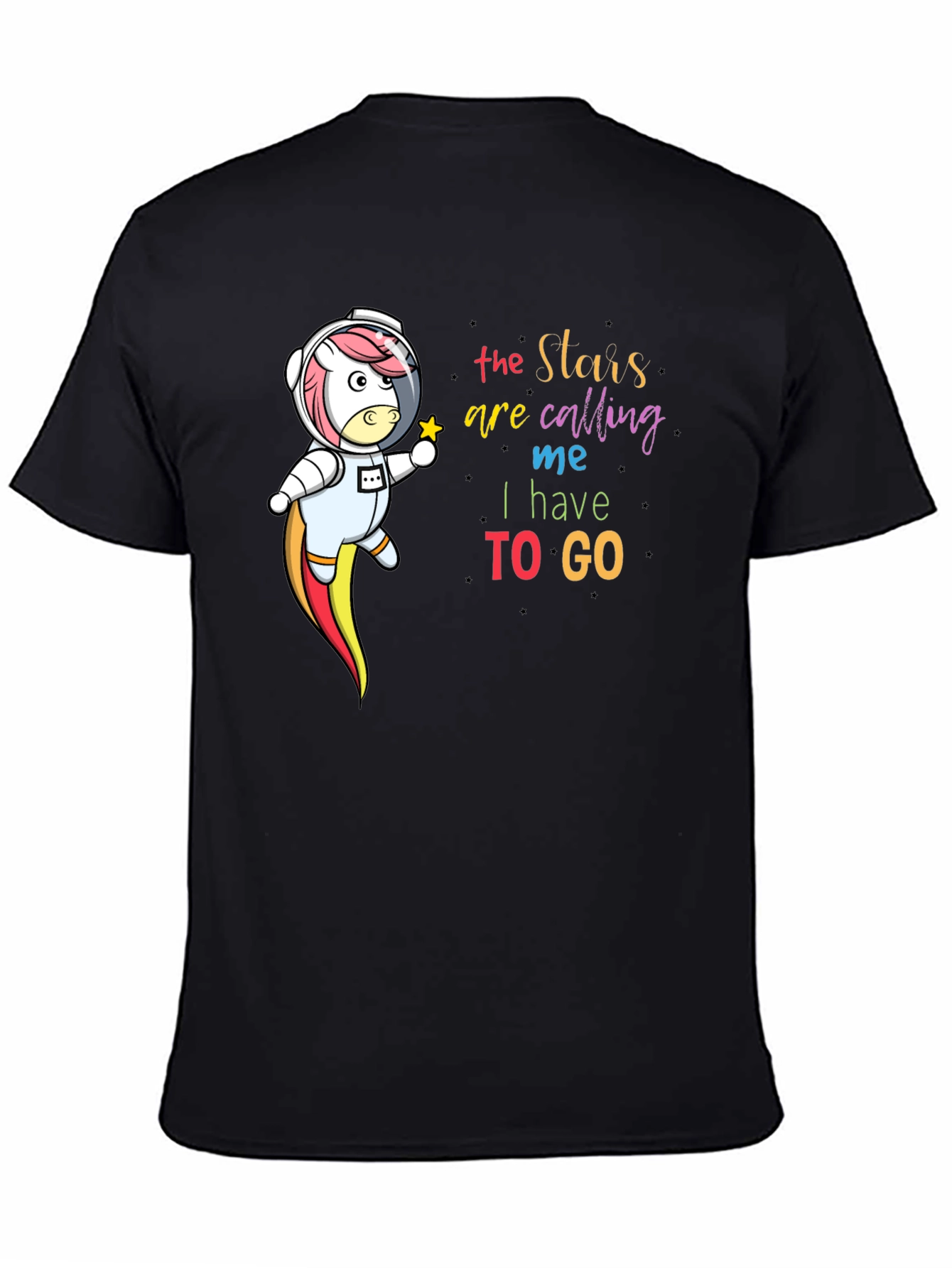Stars Calling Space Unicorn T-Shirt