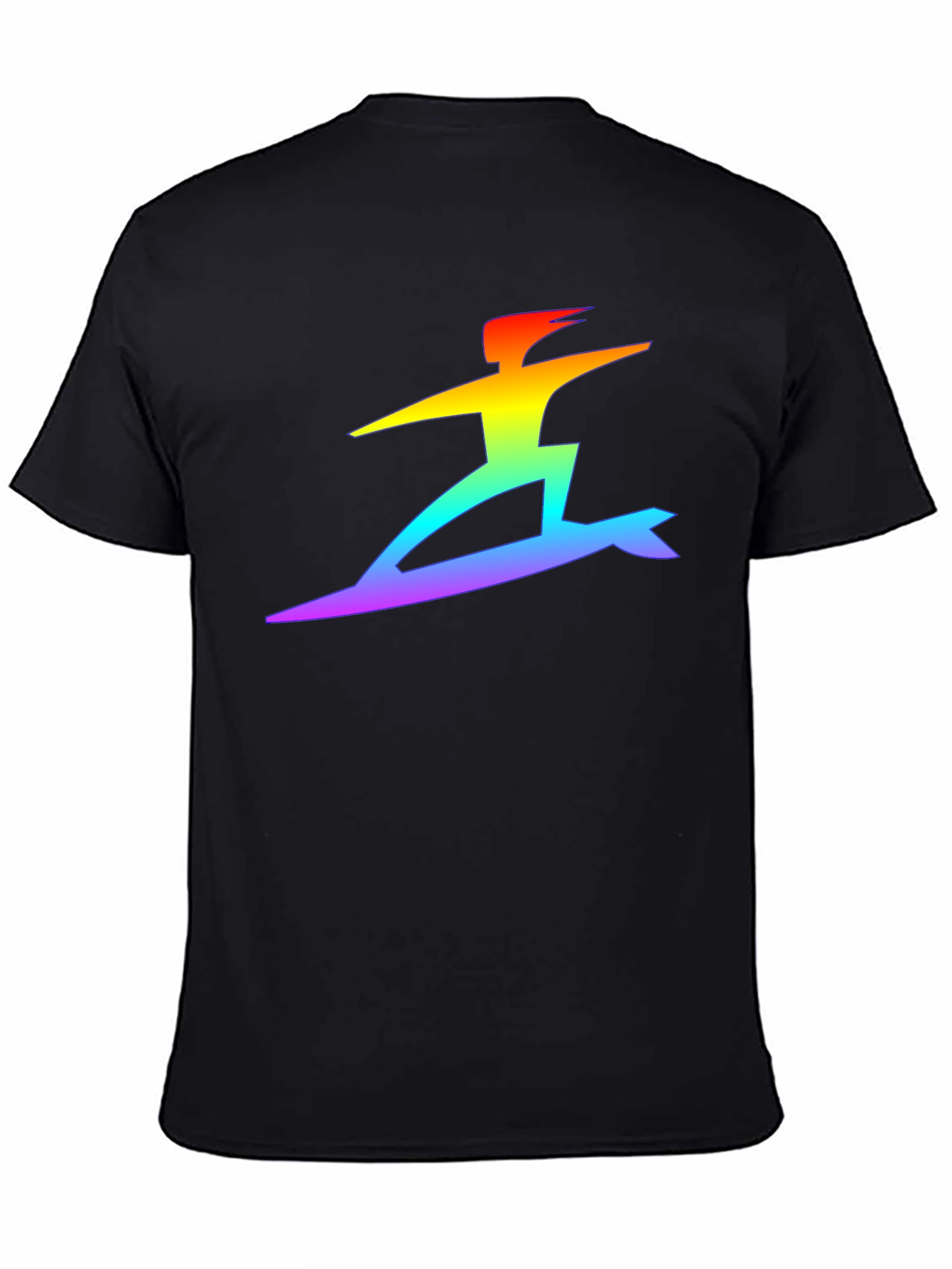 Rainbow Surfer Graphic T-Shirt
