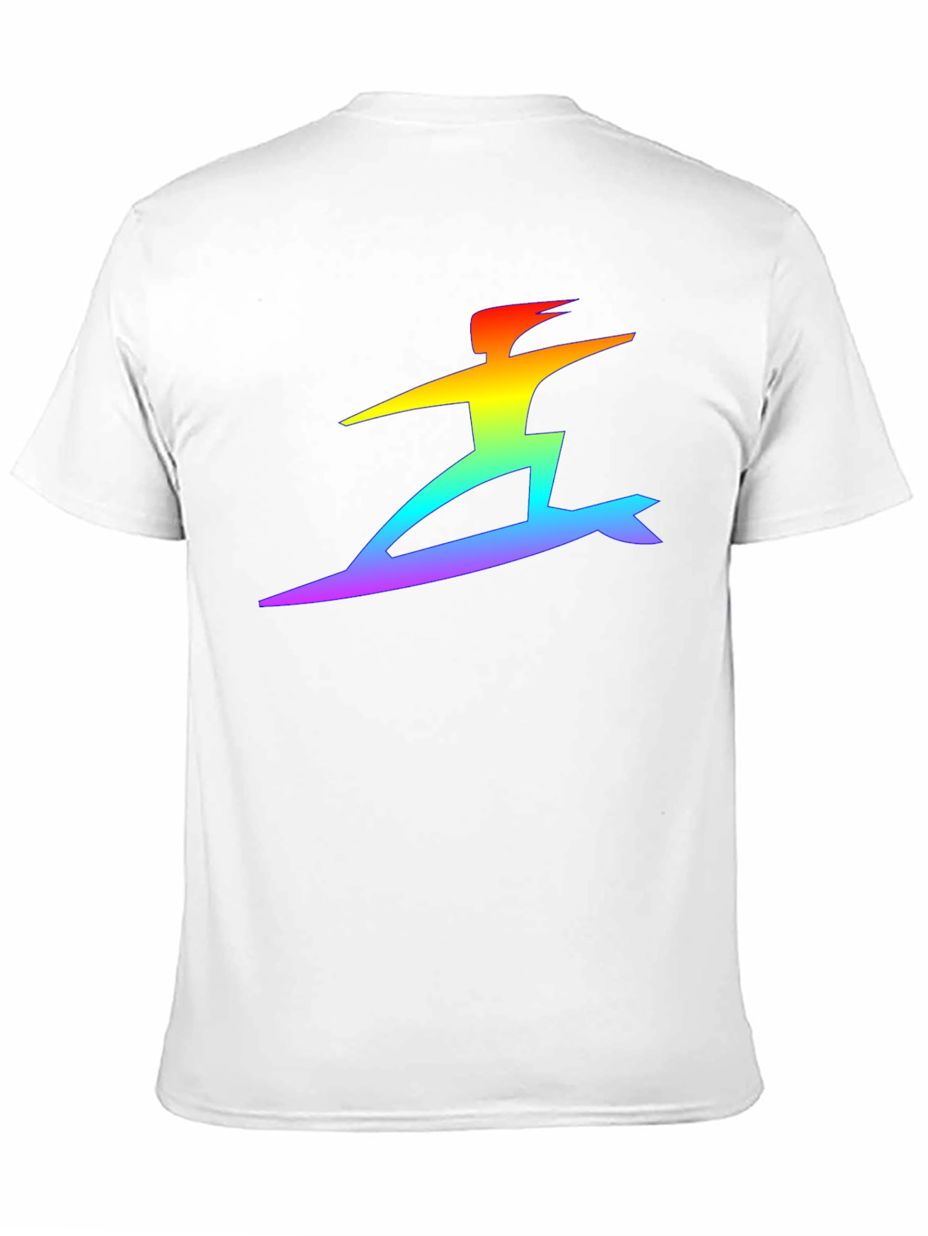 Rainbow Surfer Graphic T-Shirt