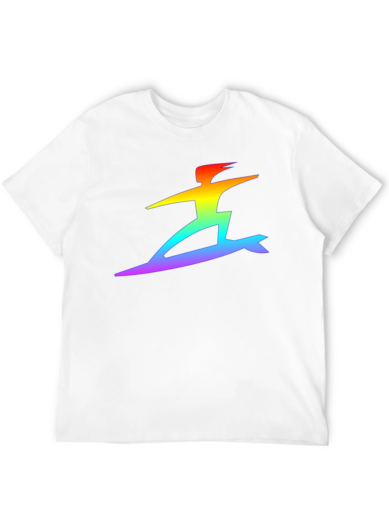 Rainbow Surfer Graphic T-Shirt
