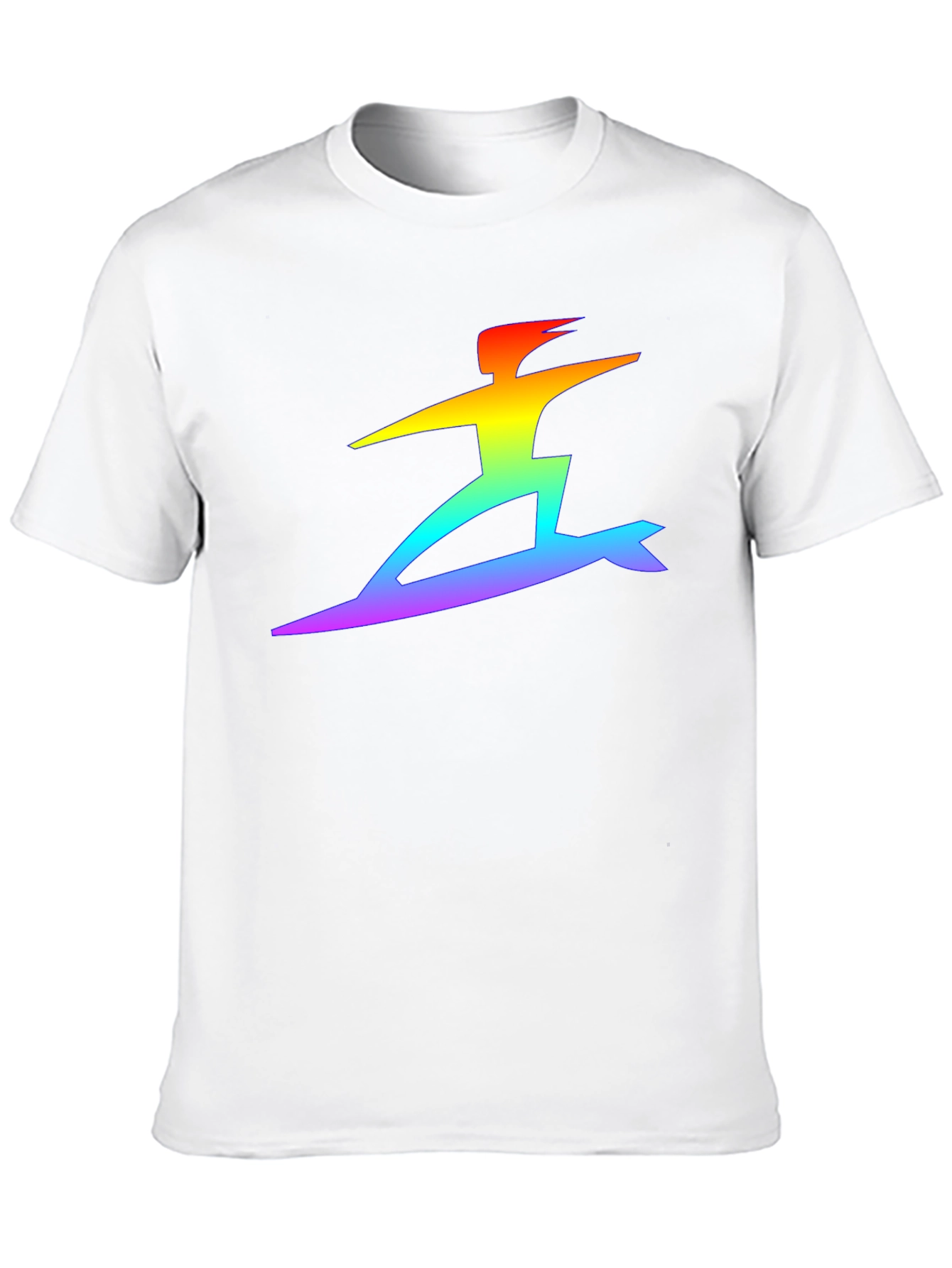 Rainbow Surfer Graphic T-Shirt