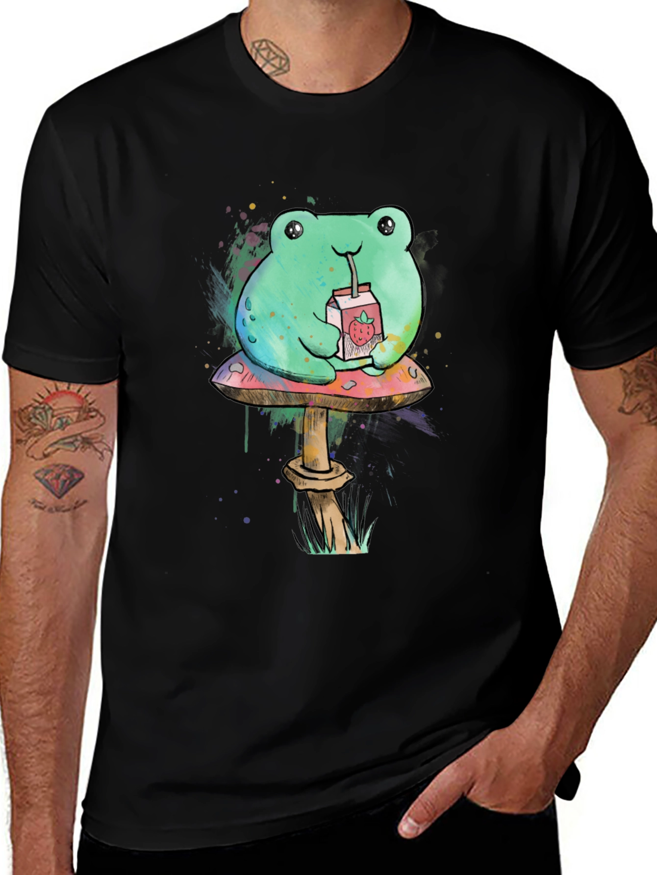 Frog on Mushroom T-Shirt