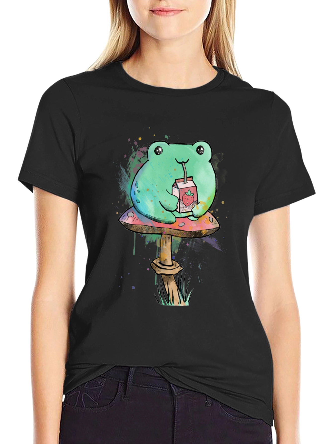 Frog on Mushroom T-Shirt