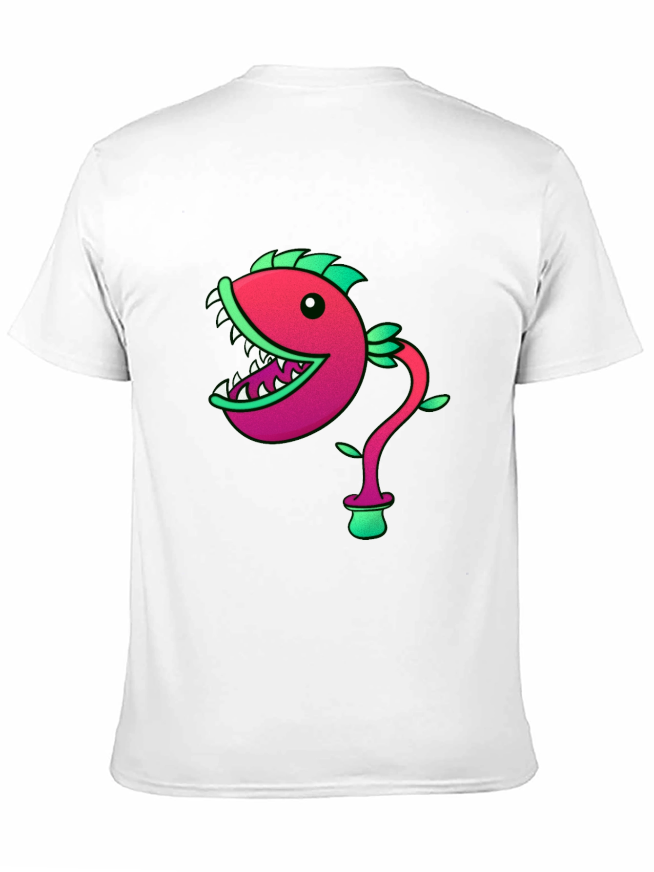 Fish Plant Graphic Print T-Shirt