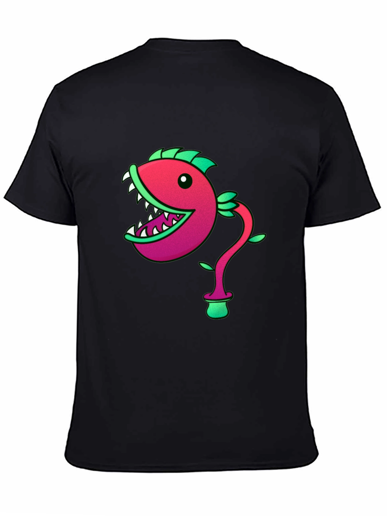 Fish Plant Graphic Print T-Shirt