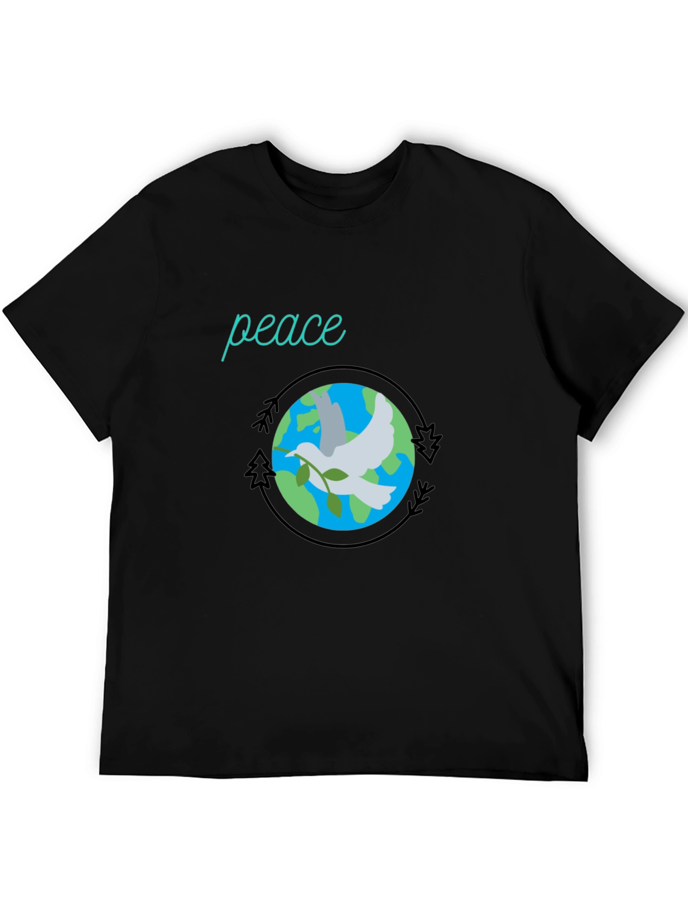 Peace Dove Graphic Tee - Earth Harmony Design