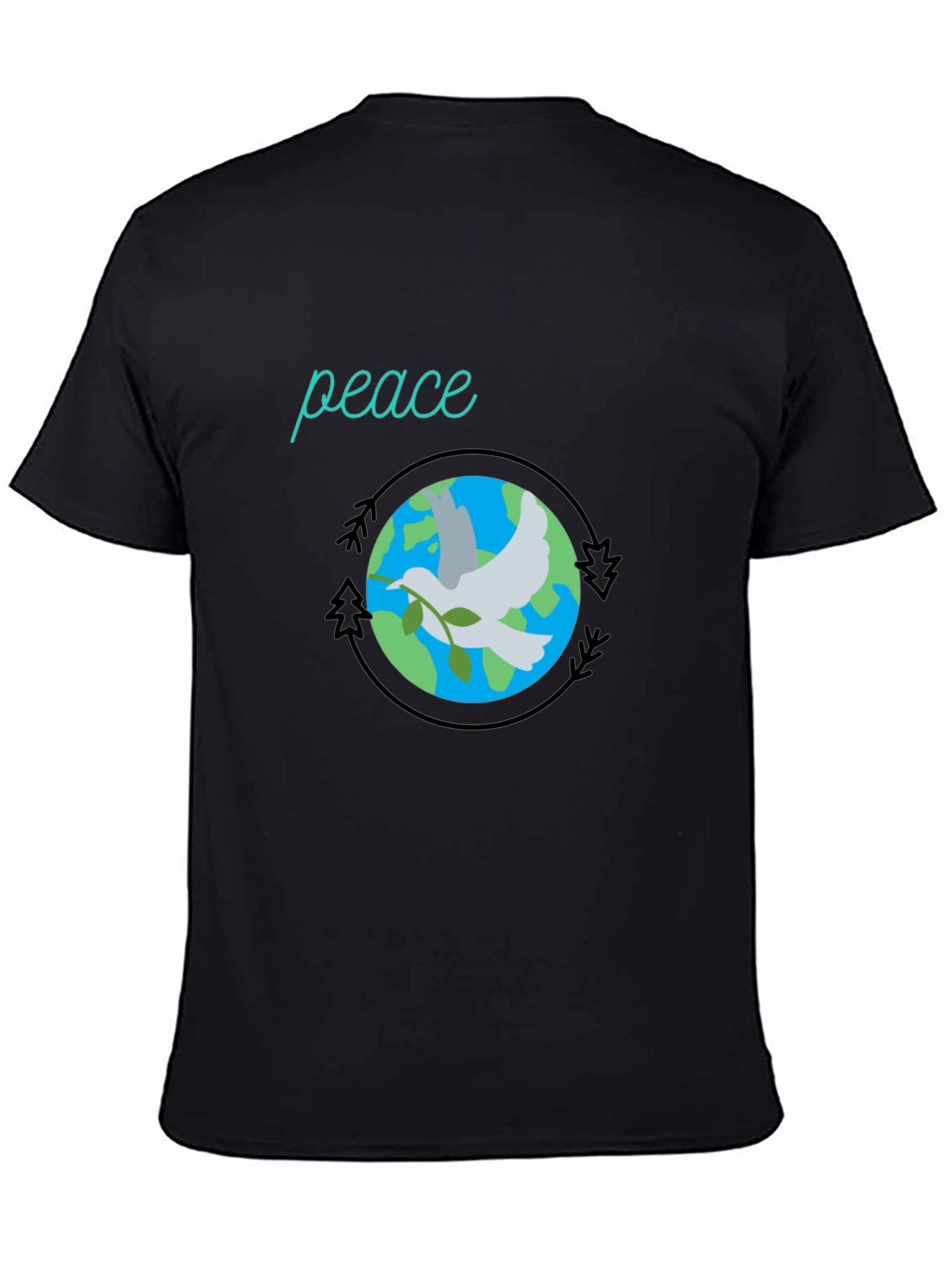 Peace Dove Graphic Tee - Earth Harmony Design