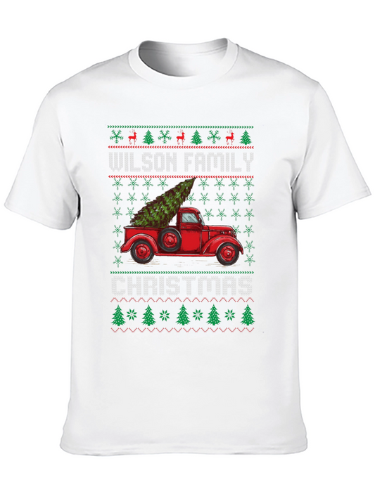 Wilson Family Christmas Truck T-Shirt