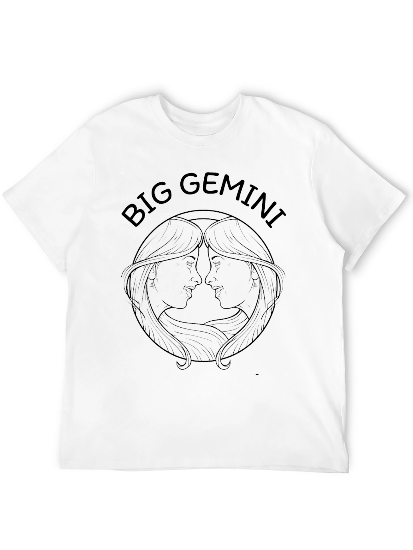 Big Gemini T-Shirt - Black Graphic Tee