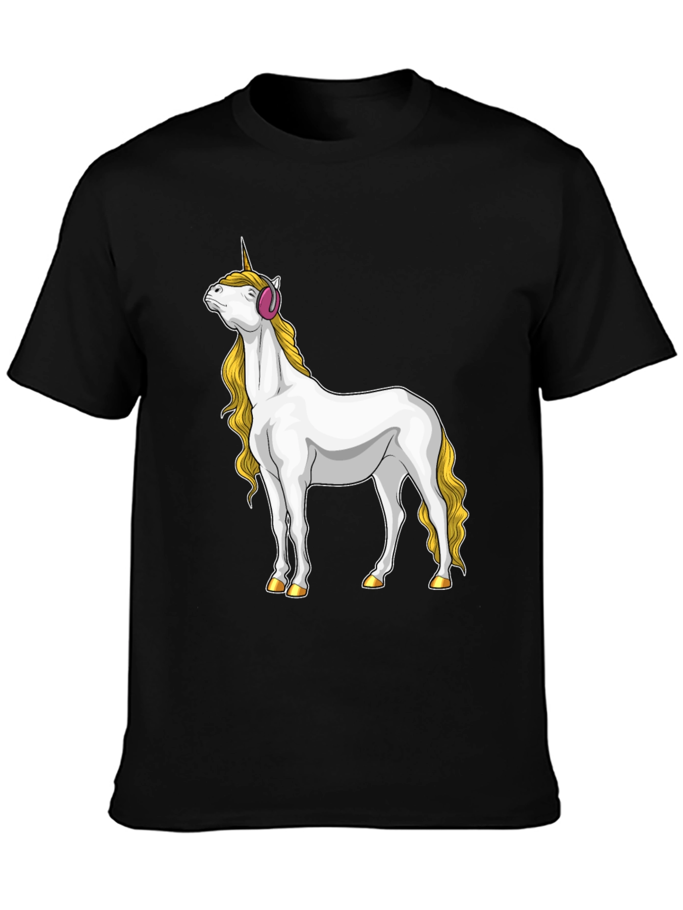 Unicorn Headphone Graphic Tee