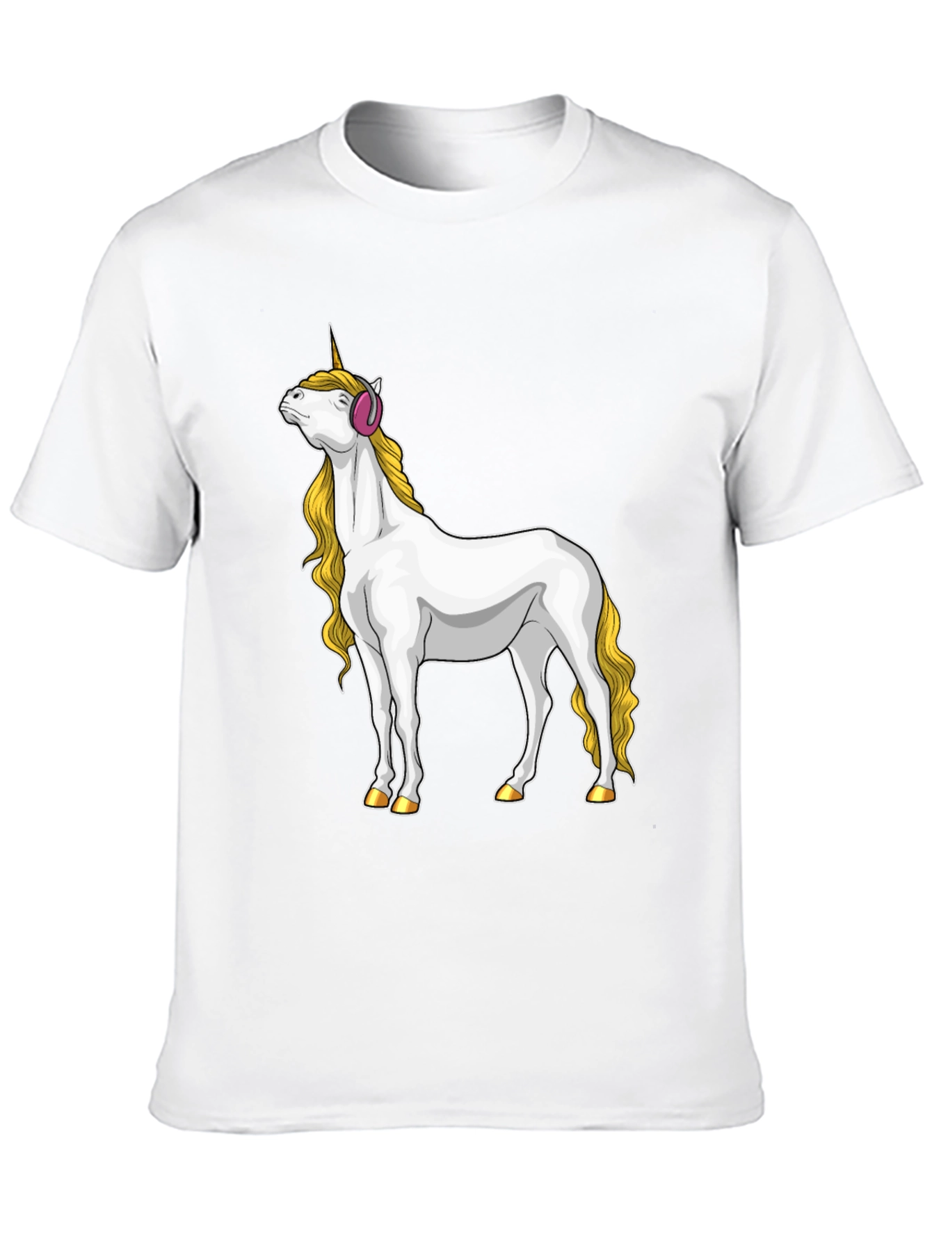 Unicorn Headphone Graphic Tee