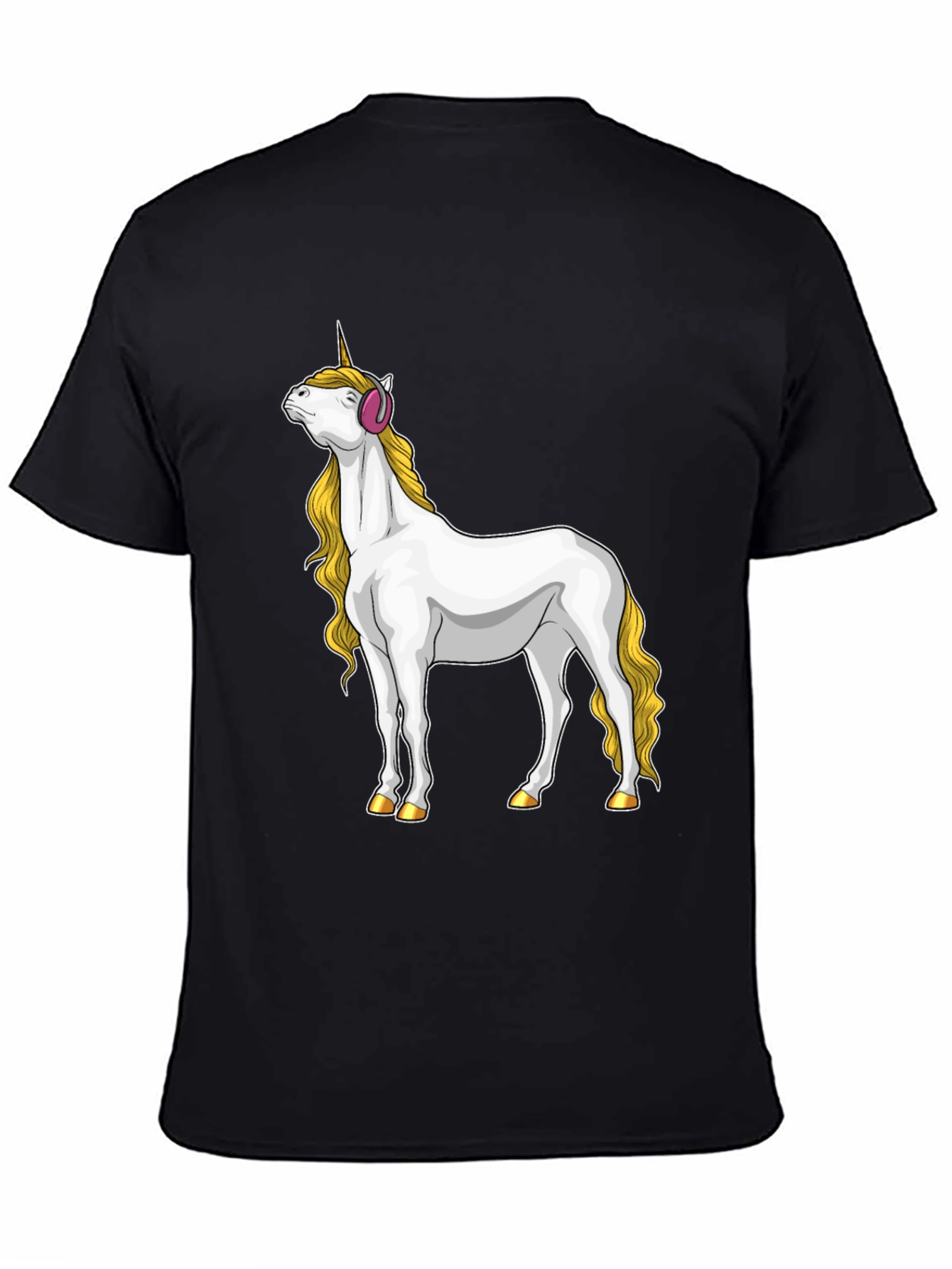 Unicorn Headphone Graphic Tee