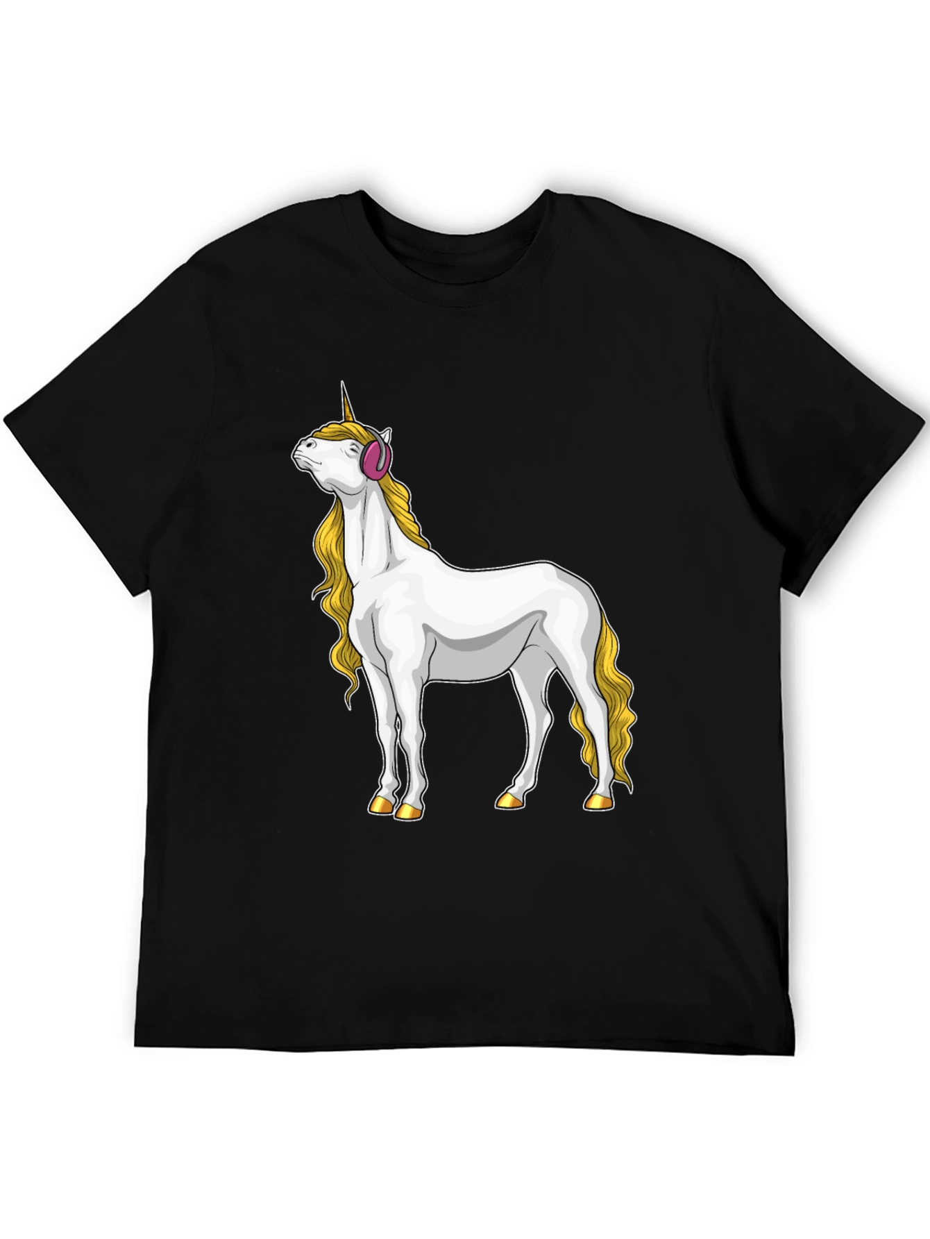 Unicorn Headphone Graphic Tee