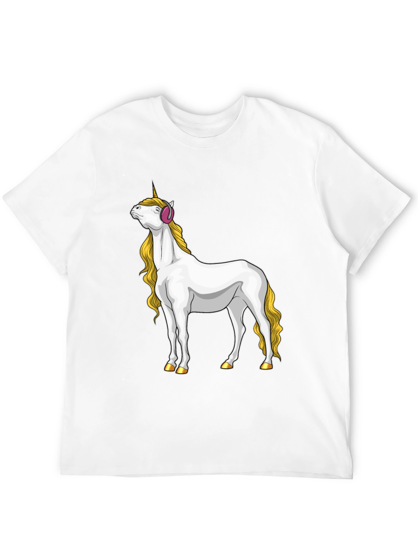 Unicorn Headphone Graphic Tee