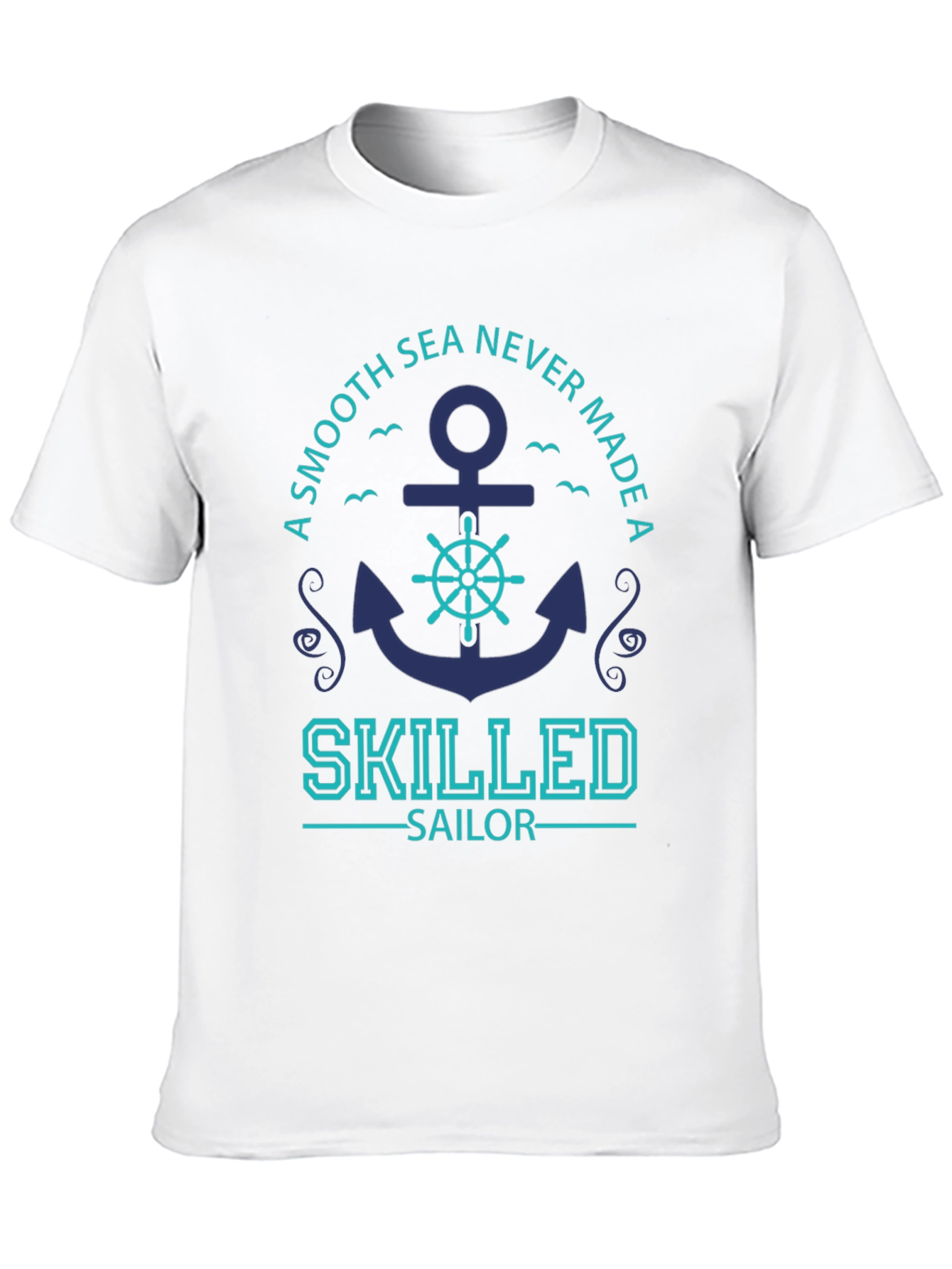 Skilled Sailor Graphic T-Shirt - Black