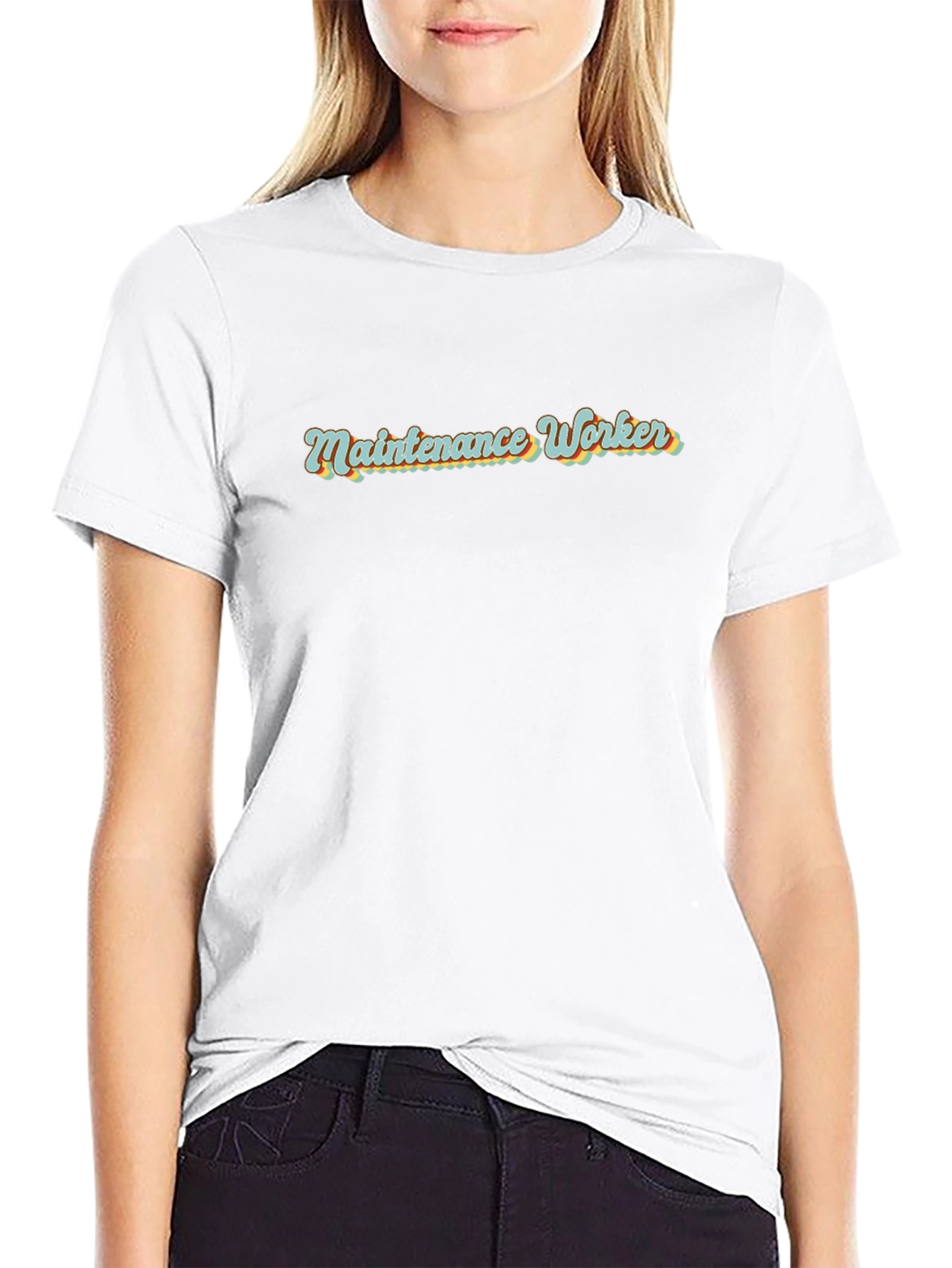 Maintenance Worker Retro T-Shirt