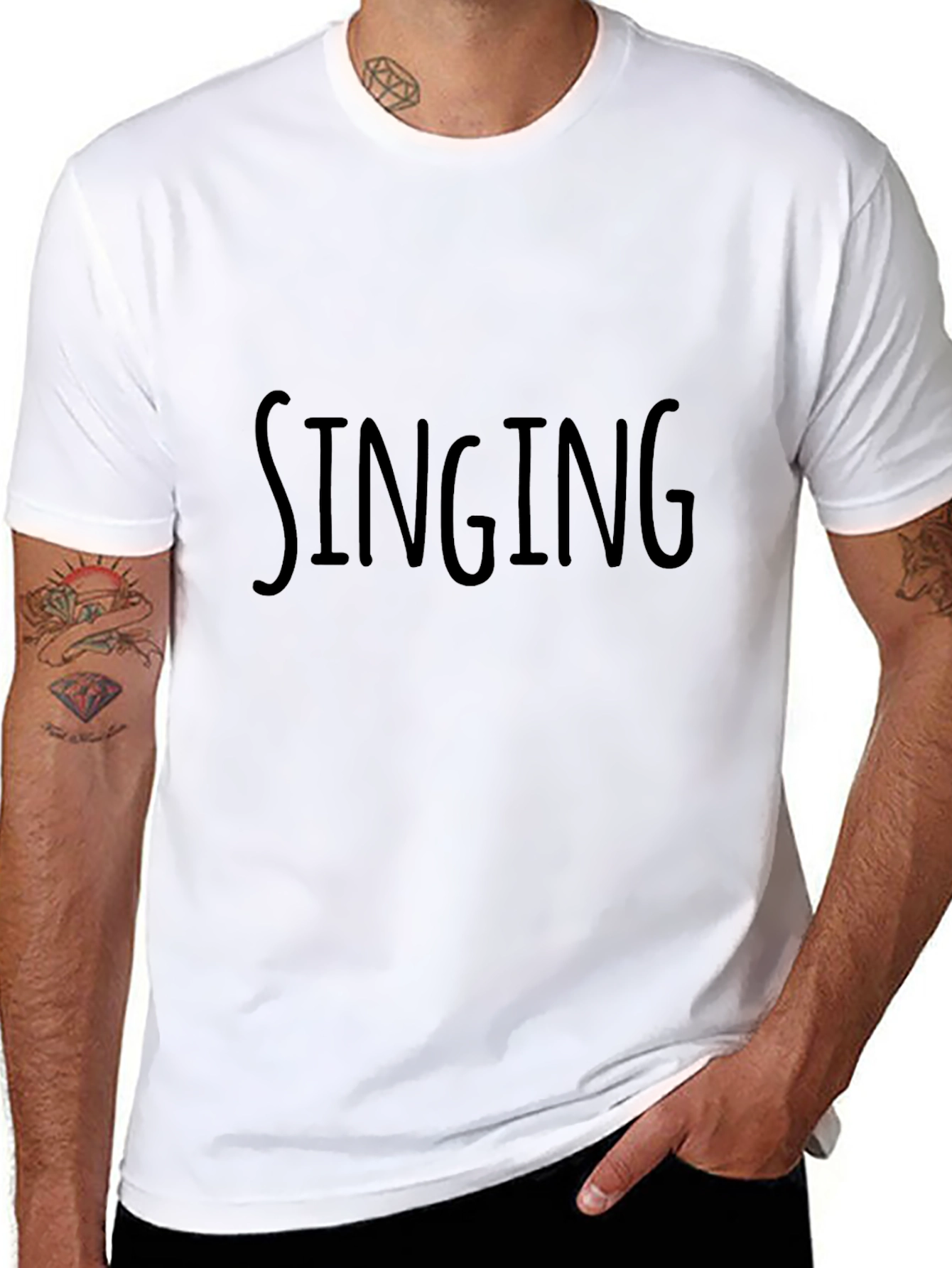 Singing Black T-Shirt