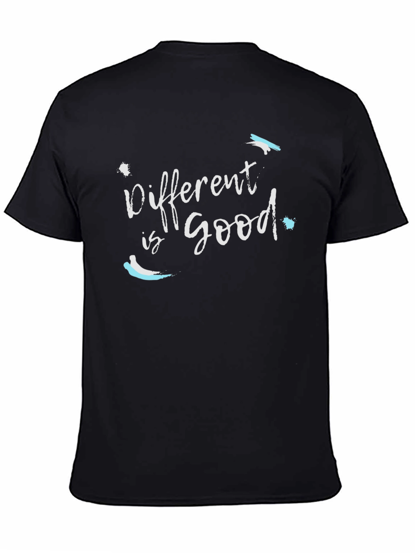 Different Is Good Graphic Tee - Black Unisex T-Shirt