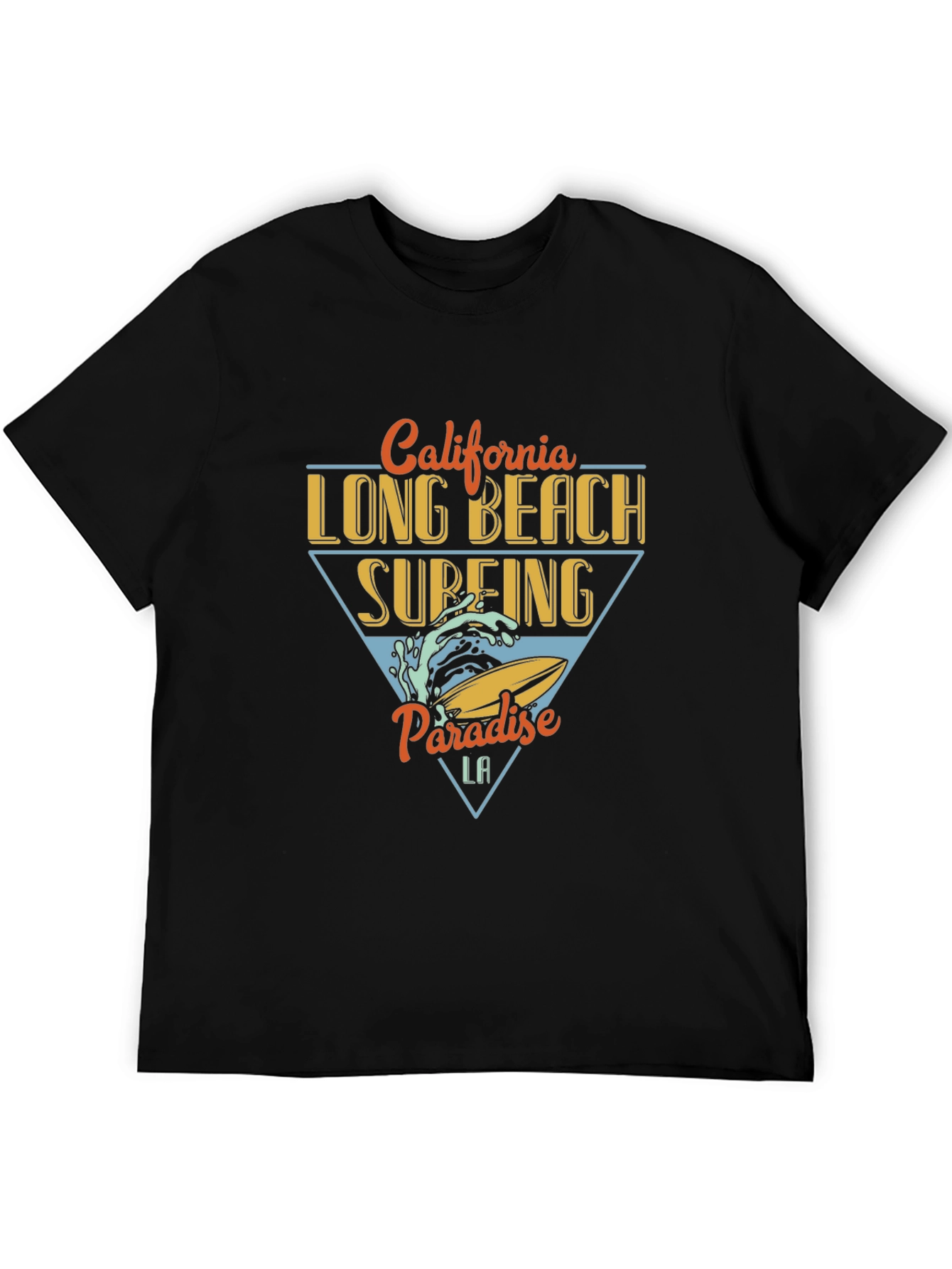 California Long Beach Surfing T-Shirt