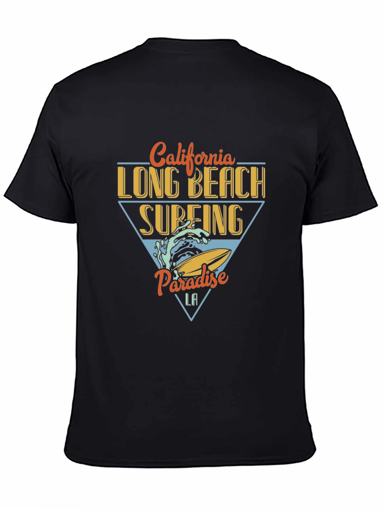 California Long Beach Surfing T-Shirt