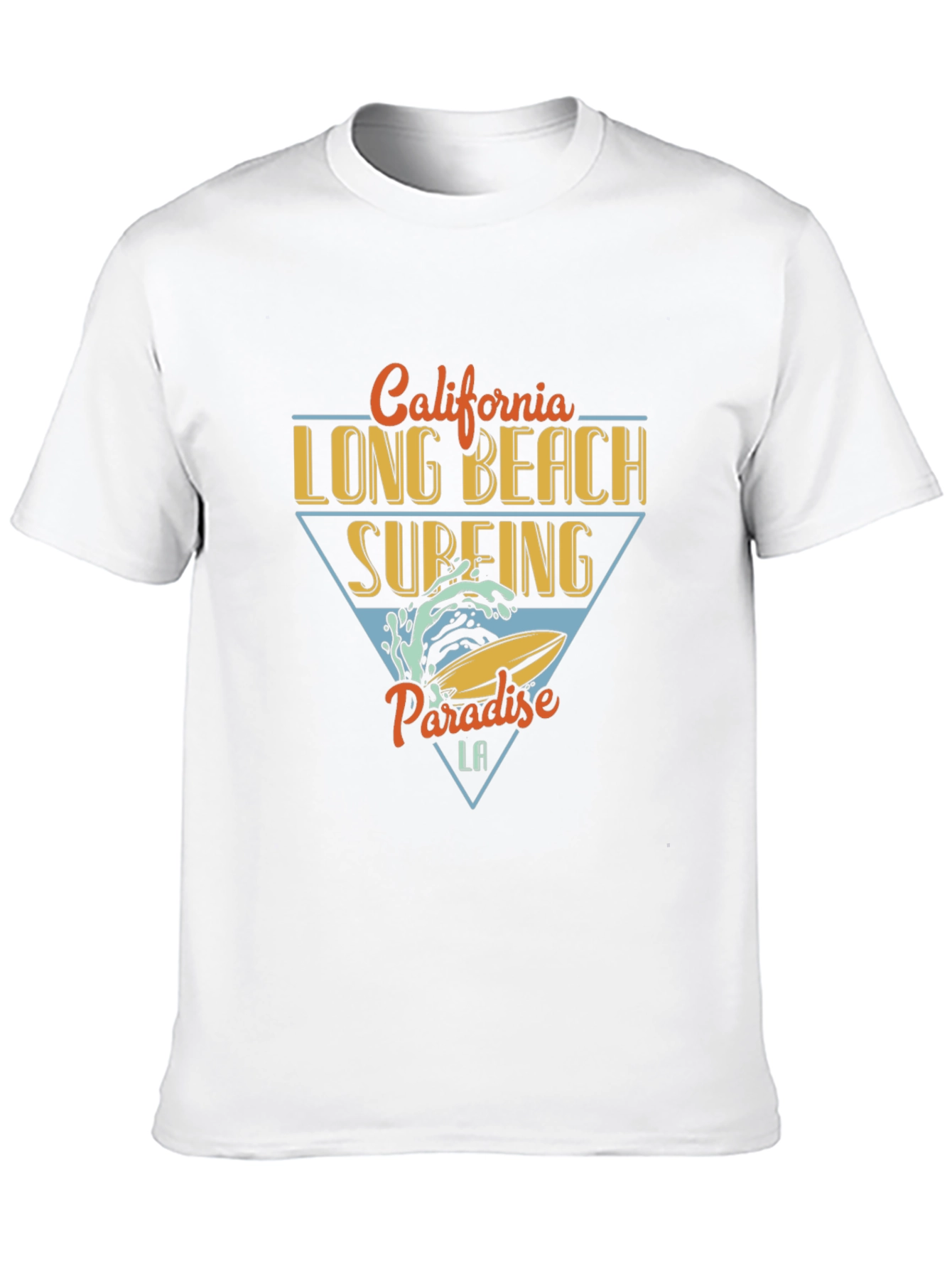 California Long Beach Surfing T-Shirt