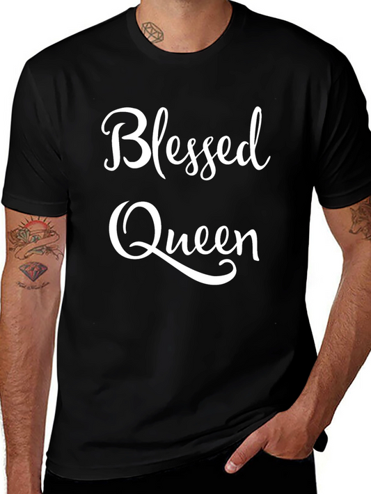 Blessed Queen Graphic Tee - Stylish Comfort